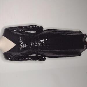 NWT Focus by Shani Women's Black/Sequin Dress Size 6